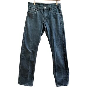 DSTLD Premium Denim Co. Mens Jeans Straight Raw Blue 30x32